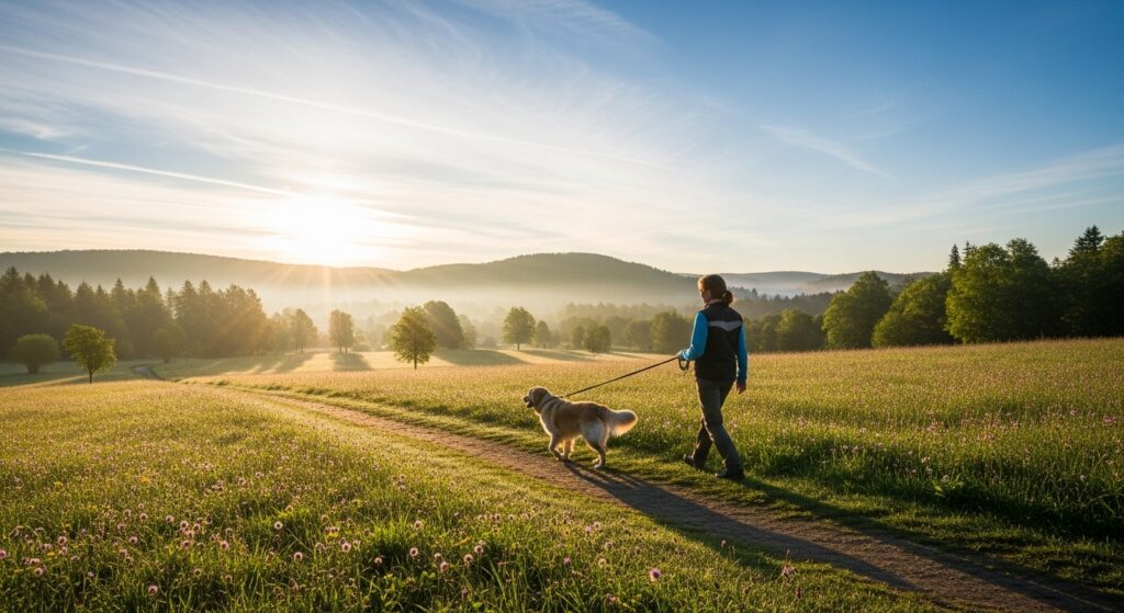 dog exercise routine daily walk