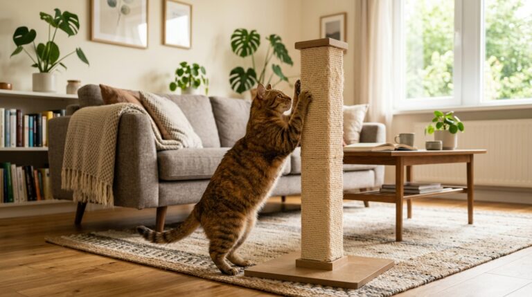 How to Stop Your Cat from Scratching Furniture Naturally at Home.